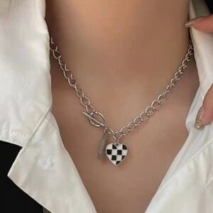 Silver Heart Pendant Necklace